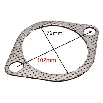 

Sliver Flange Gasket Catalytic Converter For Mitsubishi For Honda 3 Inch