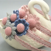 Корейский стиль, стиль, Детские резинки для волос, для маленьких девочек, пряжа, цветок, ткань, резинки для волос, заколки для волос, для девочек, головной убор, аксессуары для волос