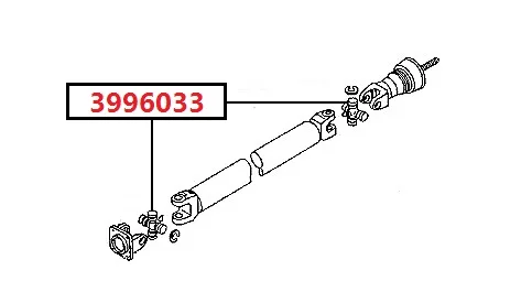 Propshaft U-JOINT For FORD EVEREST EP 2009-2012 EVEREST/ENDEAVOUR EV 2003-2006 & FORD RANGER ES 2009-2012 RANGER ET 2006-2011