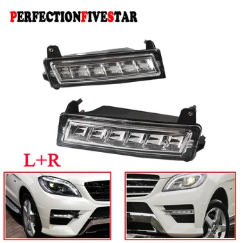 

1649060151 1649060251 Pair Front Left Right LED Daytime Running Light DRL For Mercedes W164 ML450 GL450 GLK350 2010 2012