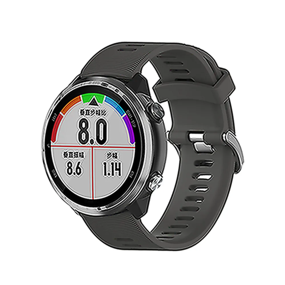 Силиконовый ремешок для часов 20 мм спортивный ремешок для Garmin Forerunner 645 Smartwatch аксессуары сменный ремешок на запястье, браслет