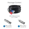 ZOSI 100ft/30M CCTV Cable BNC + DC Plug Cable For CCTV Camera DVR Security Black Surveillance System Accessories ► Photo 2/6