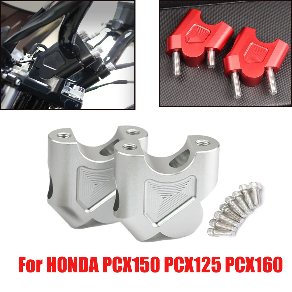 

Motorcycle Handlebar Riser Clamp Mount Handlebar Clamp Heightening For HONDA PCX150 PCX125 PCX160 PCX 150 160 125 Accessories