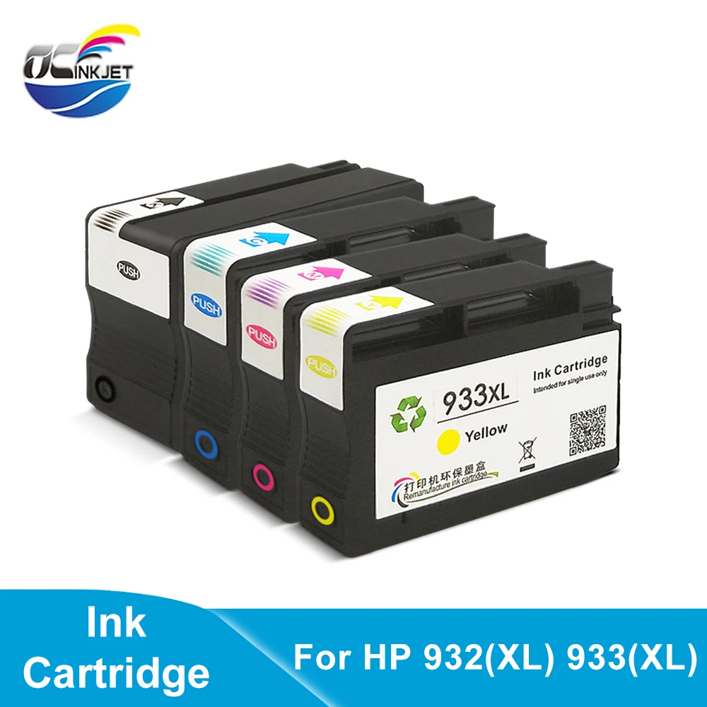 2Black, Cyan, Yellow, Magenta, 5-Pack Hehua Compatible Ink Cartridges Replacement for HP 932XL 933XL for Officejet 7510 6100 6700 6600 7110 7610 7612 Printer 2Black, Cyan, Yellow, Magenta, 5-Pack Hehua Compatible Ink Cartridges Replacement for HP 932XL 933XL for Officejet 7510 6100 6700 6600 7110 7610 7612 Printer