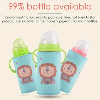 

USB Baby Bottle Warmer Baby Milk Warmer Baby Bottle Cover Outdoor Portable Milk Heater Warmer Intelligent Bottle Warmer
