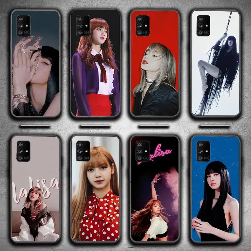 B-BLACKPINKS LISA Phone Case for Samsung A6 A6S A530 A720 A750 A8 A9 A10 A20 A30 A40 A50 A70 A10S A20S A51 A52 Plus 5G cover | Мобильные