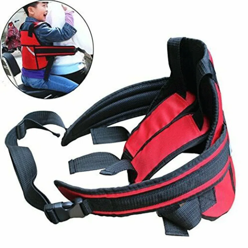 Детские аксессуары, детский мотоциклетный ремень безопасности, ремень безопасности с пряжкой, светоотражающий защитный ремень безопасности
