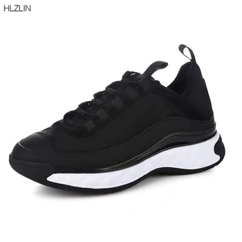 

2020 spring fashion sneakers women's men's sneakers thick bottom lace-up running sneakers new trend shoe size 35-45