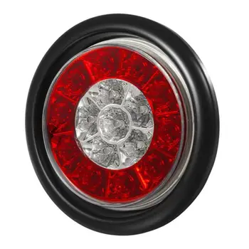 

4-Inch Turn Signal Light Car Auto Combo Stop Backup Mount 16 LEDs Round