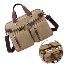 Мужская Холщовая Сумка, кожаный портфель, Дорожный чемодан, сумка через плечо, сумка-тоут, задняя Сумка, большая Повседневная сумка