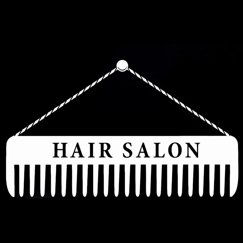 

Car Sticker Hair Salon Signboard Hair Stylist Scissors PVC Motorcycle Sticker 15.4cm * 9.2cm