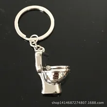 Экологически чистый металл креативная модель ванной комнаты мини камера горшок форма Прохладный может быть настроен различные узоры брелок H