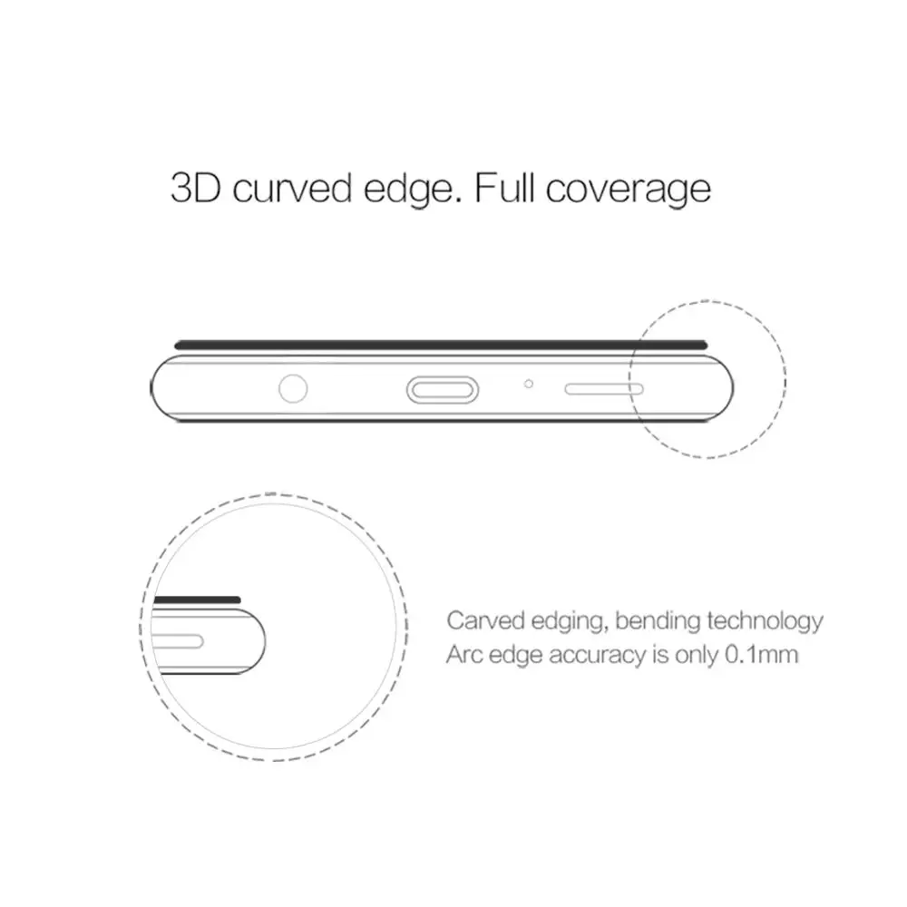 Для samsung Galaxy S9 Plus Защитная пленка для экрана Nillkin 3D полная клейкая Обложка защитное закаленное стекло для samsung S9