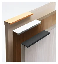 Tiradores de armario de payaso, pomos de cajón de acero inoxidable, negro, plata, naranja, dorado, tiradores ocultos, herrajes para muebles de cocina