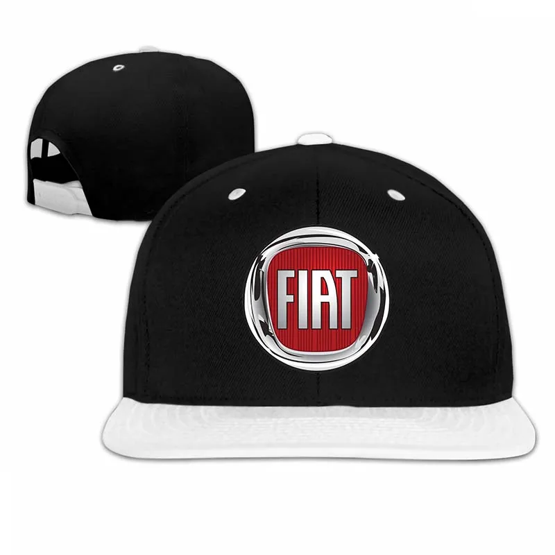 Fiat 500 logo Baseball cap men women Trucker Hats fashion adjustable cap - Цвет: 5-White