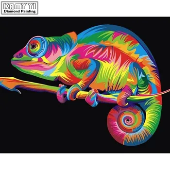 

Diamond Painting Chameleon Colorful 25x30cm