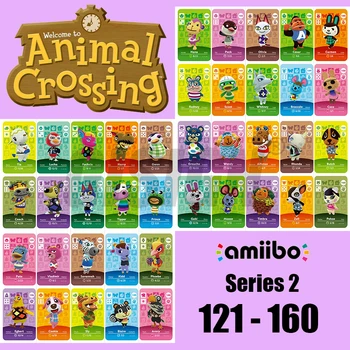 

New Horizons Amiibo Animal Crossing Amiibo Card For NS Switch 3DS Game Raymond Amibo Card Set NFC Cards Series 2 (121 to 160)