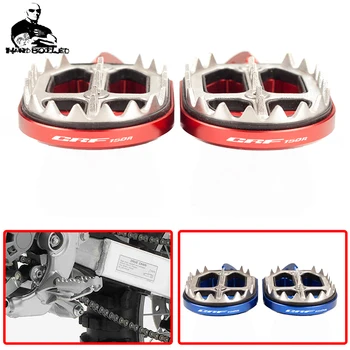 

For Honda CRF125R 2007-2020 CRF250R 2004-2020 CRF 250R 125R Motorcycle Rear Passenger Foot Pegs Pedals Footrest Scooter Foot-Peg