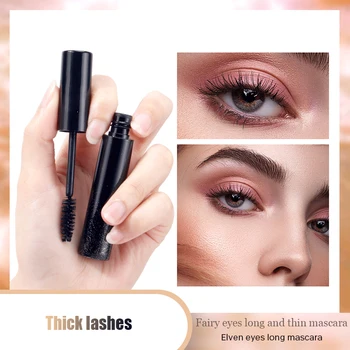 

Hot style color makeup starry sky mascara curl warped thick, waterproof 4D mascara lasting long, light and beautiful eyelashes