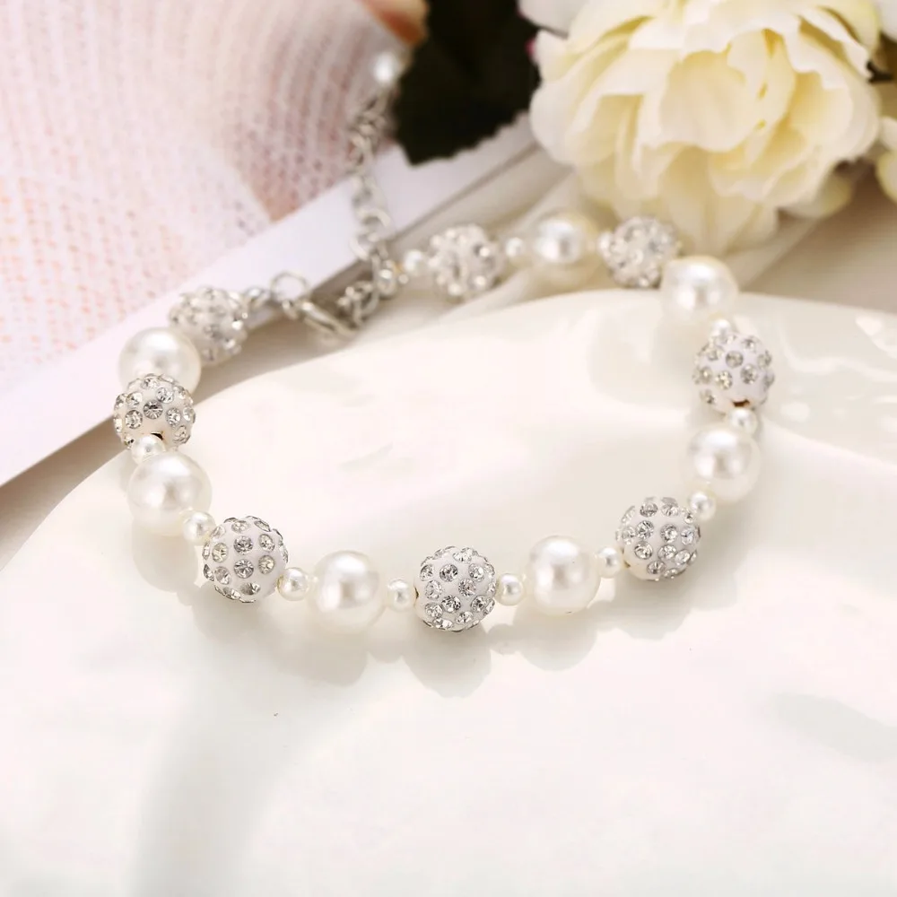 Модный браслет из белого бисера Shambala, женский браслет с жемчугом, регулируемый браслет для женщин, браслеты в стиле бохо