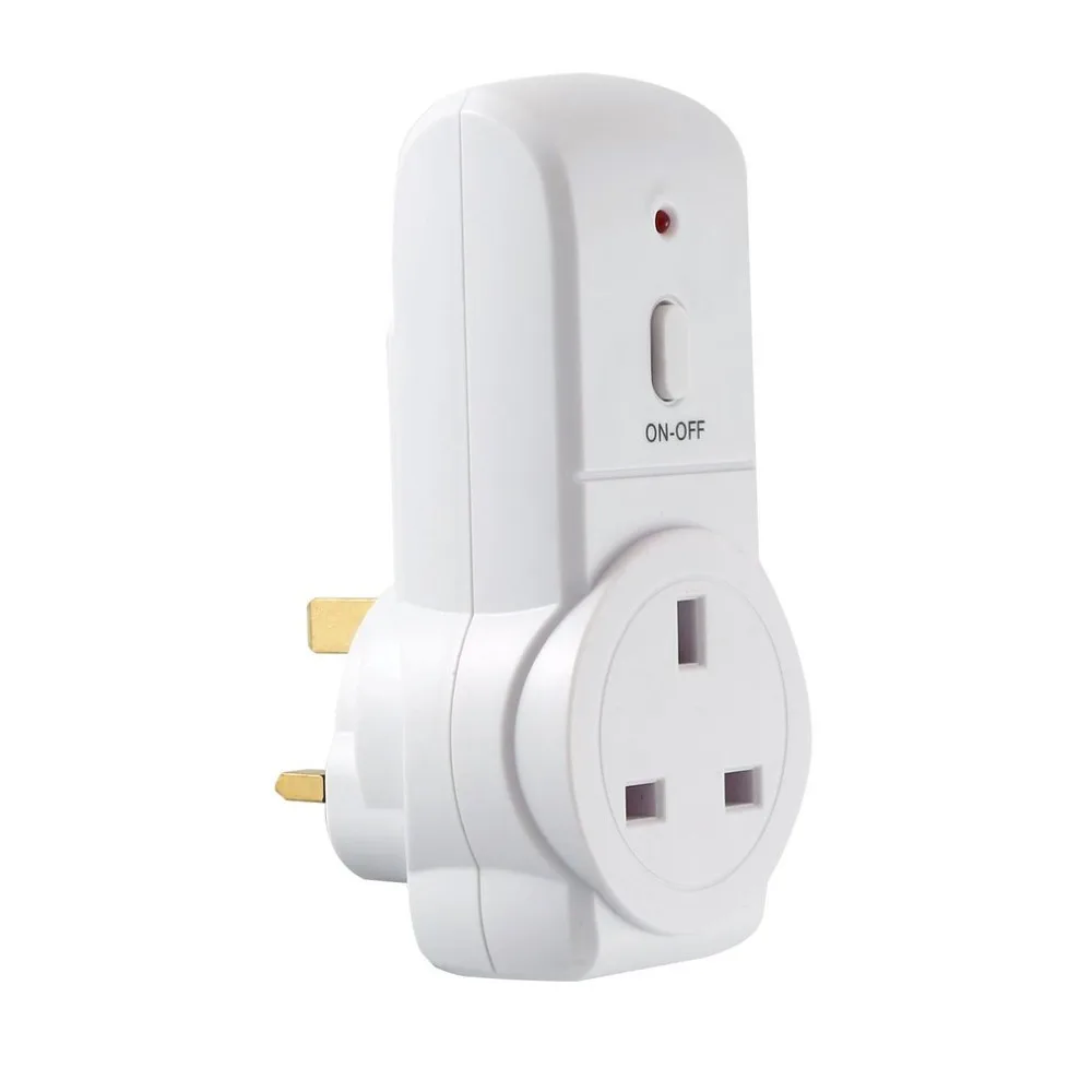 UK Plug таймер обратного отсчета переключатель умный переходник с дистанционным управлением-в розетке автоматическое отключение розетки автоматическое выключение электронного устройства