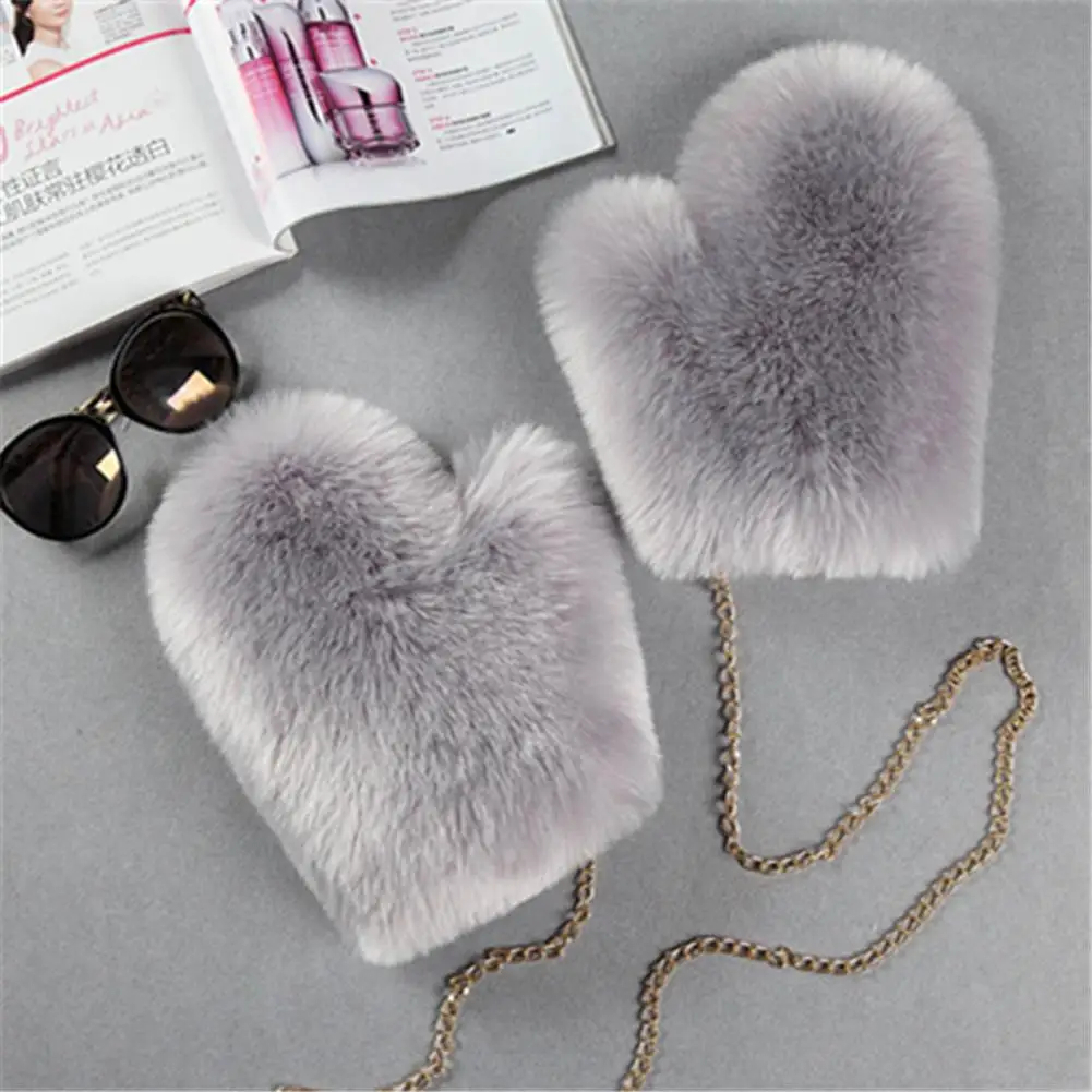 

Women Lady Girl Fashion Brand Woollen Covered Winter Gloves Mittens Artificial Fox Fur Glove Thick Plush Fluffy Gloves Unisex #