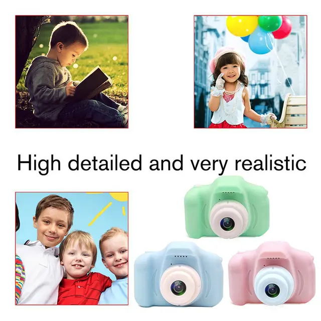 2.0 Inches 800w Pixel High Definition Mini Children's Digital Camera Portable SLR Camera Toys Exquisite Gifts For Children 4
