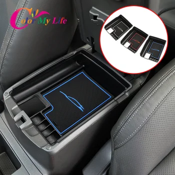 

Color My Life Car Central Storage Pallet Armrest Container Box Case for Nissan X-trail XTrail T32 Rogue 2014 - 2020 Accessories