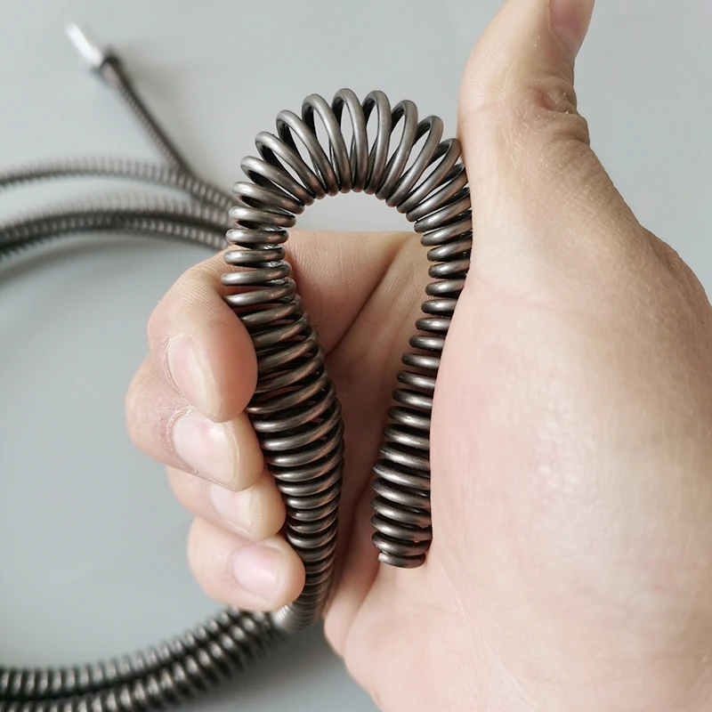 Spring Pipe Dredging Cleaner 2/5 Meter OD10MM Sewer Sink Basin Pipeline Clog Remover for Bathroom Kitchen Toilet - Cleaning Tool