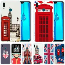 Funda suave de lujo Londres bus Inglaterra Teléfono para Huawei Mate 30 20 Lite 10 Pro Y5 Y6 Y7 Pro 2019 y9 primer 2019 de 2018 Y6 Pro 2017