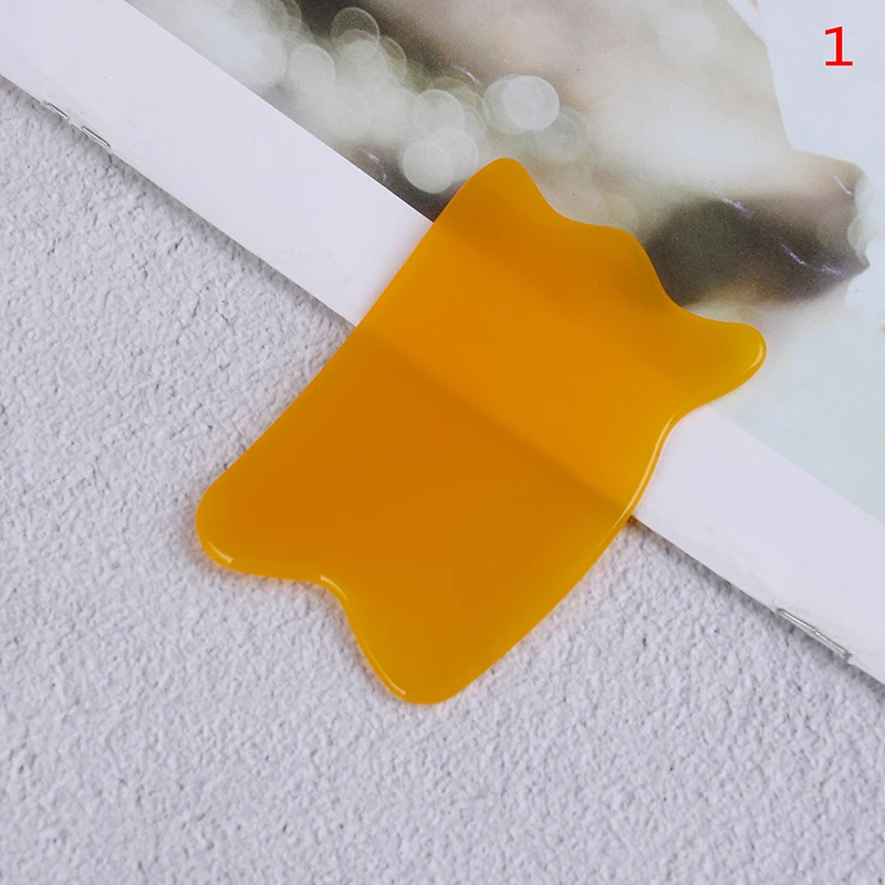 Натуральный Gua Sha Jade соскабливающая доска массажный инструмент Gua Sha Jade Массажер Розовый кварц для лица Guasha камень массажный инструмент - Цвет: as pic