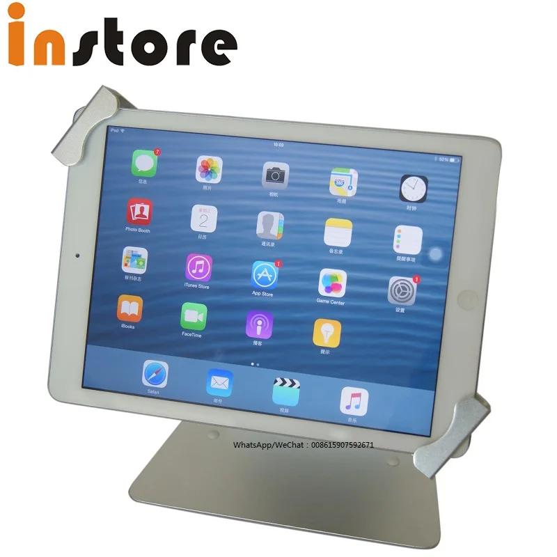 Tablet Security Lock Display Stand Flexible Tablet Holder Lock Lockable Kiosk Desktop Anti Theft For I-pad 10.1~12.9"