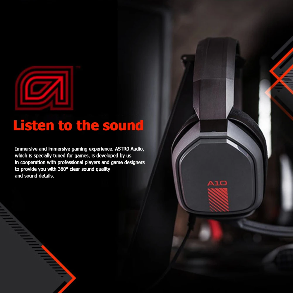Logitech Astro A10 3.5mm Wired 7.1 Virtual Gaming