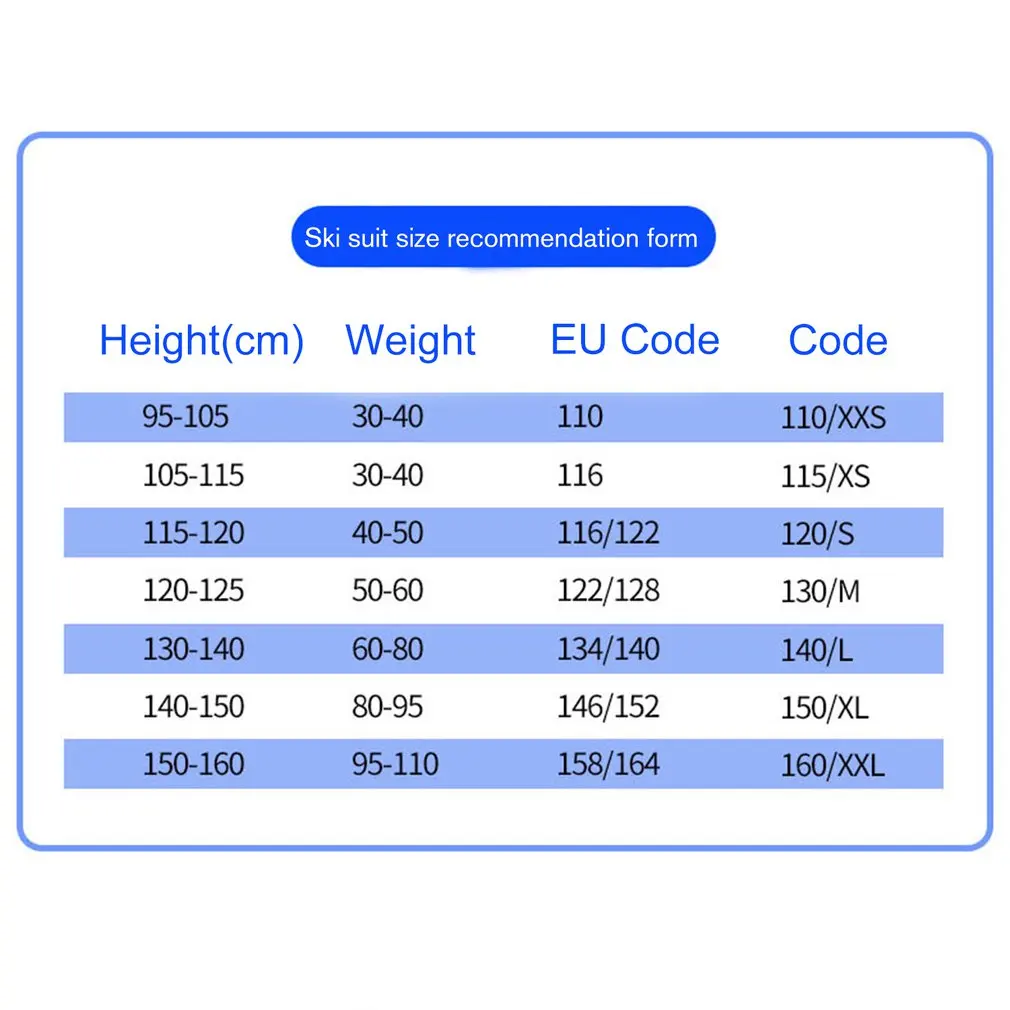 Phibee/XXS-XXL лыжный костюм для мальчиков и девочек комплект из водонепроницаемых штанов и куртки, зимняя спортивная утепленная одежда Детские лыжные костюмы Прямая поставка