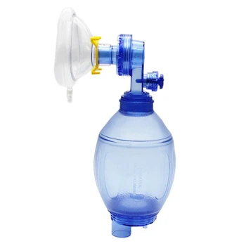 

Manual Resuscitator Adult Oxygen Bag First Aid Kit Tool Simple Breathing Balloon Apparatus for First Aid Oxygen Machin