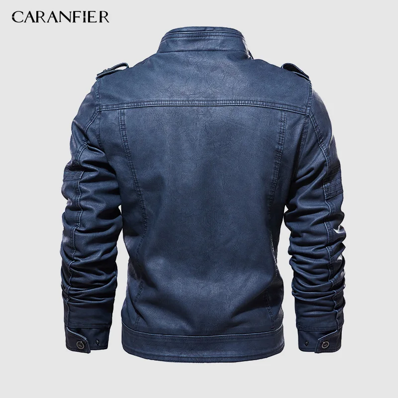 CARANFIER, новинка, брендовая кожаная куртка, высокое качество, мотоциклетные мужские кожаные куртки, мужские куртки, Jaqueta De Couro Masculina 4xL