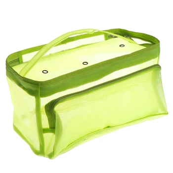 

Storage Case Yarn Tote Crocheting Hooks Container Knitting Bag Storage Case Organizer Needles Holder Sewing Bag Clear