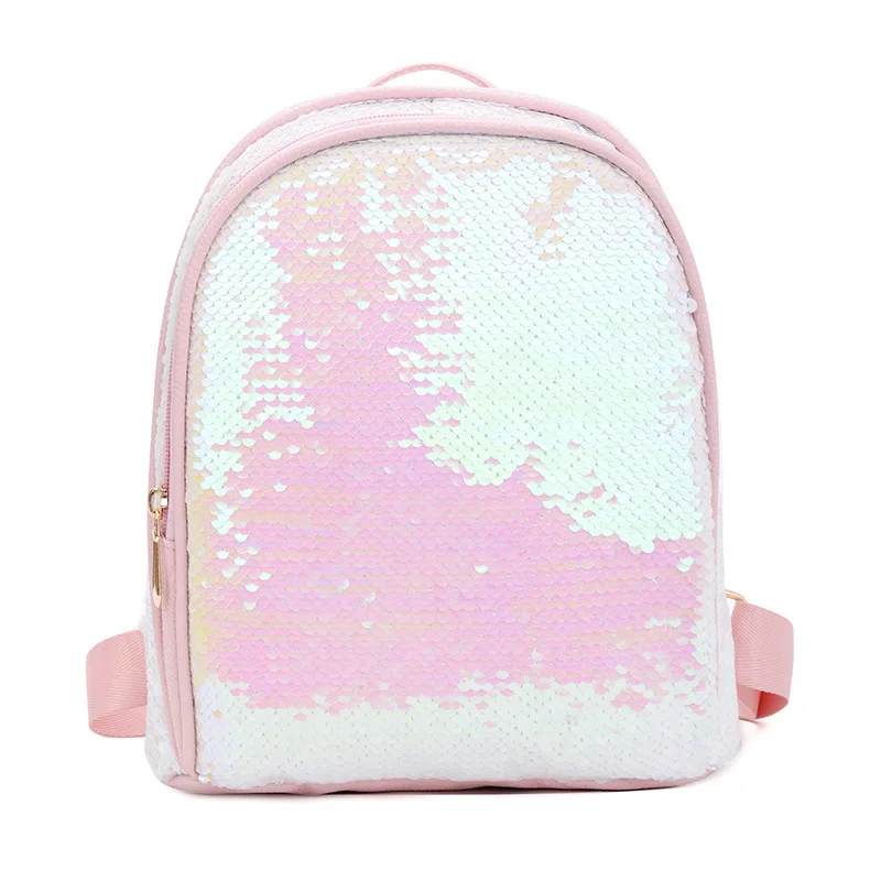 

Sequin Backpack Cool Style Multi-functional Waterproof Wearable PU Fabric Outdoor Backpack