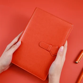 

Agenda 2021 Planner Organizer A5 Business Diary Buckle Notebook and Journal Black Daily Plan Note Book School Calendar Notepad