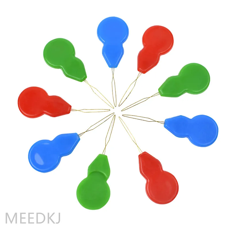 Enhebrador de aguja de plástico para hombre mayor, enhebrador de punto de cruz de calabaza, enhebrador, enhebrador de hilo, 5 uds.