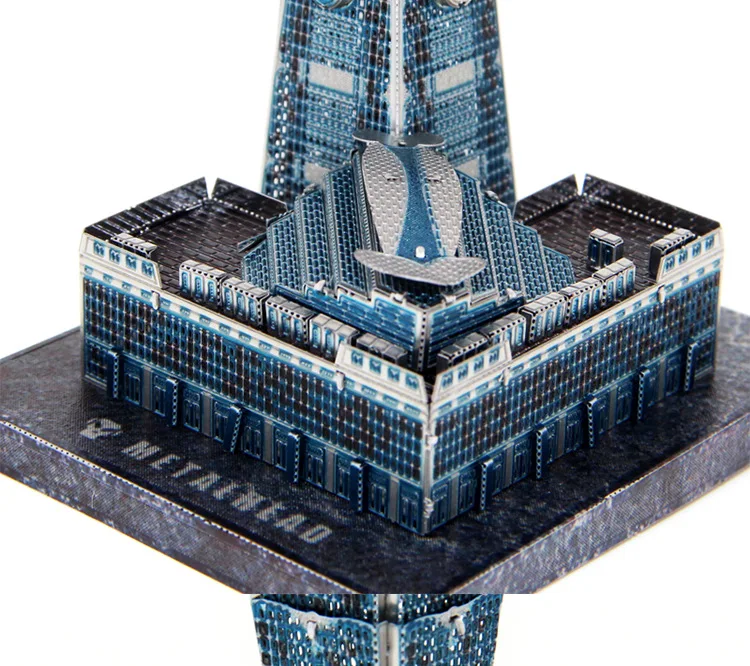 Piececool Металл DIY архитектура собранная модель 3D без клея головоломки цвет Тайбэя 101 здание