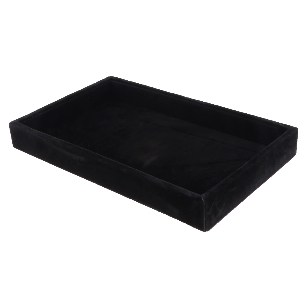 Velvet Necklace Bracelet Earring Anklet Jewelry Display Tray Case Organizer for Jewelry Store Home Use