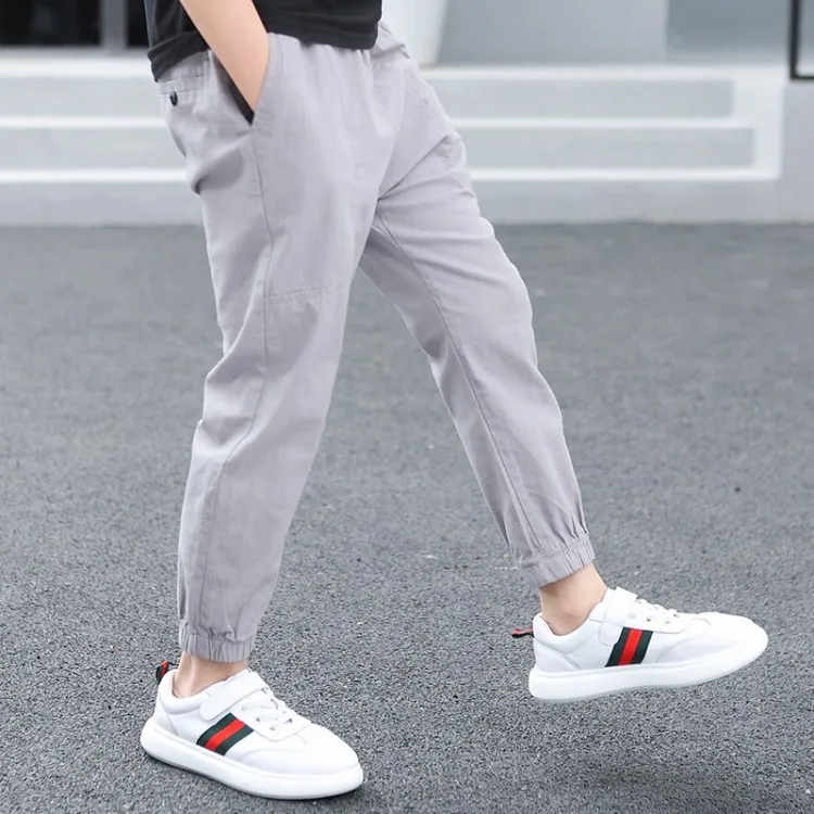 

2019 Summer BOY'S Anti-mosquito Pants New Style Middle And Large CHILDREN'S Trousers CHILDREN'S Sport Pants Casual Pants Loose P
