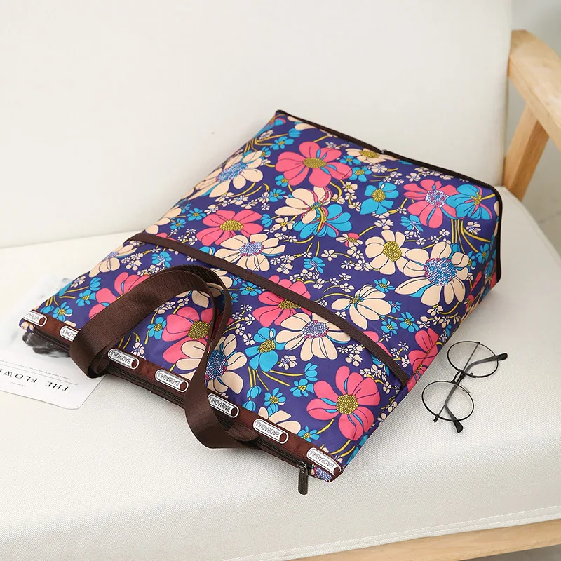 

WOMEN'S Bag Middle-aged Mom Shoulder Bag Handbag Women's Printed Casual Oxford Nylon Bag Large Capacity