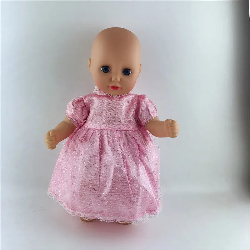 New 15 styles Doll clothes Wear for 36cm My First Annabell, 14 Inch Baby Doll Clothes, Children Best Birthday Gift - Color: Yellow