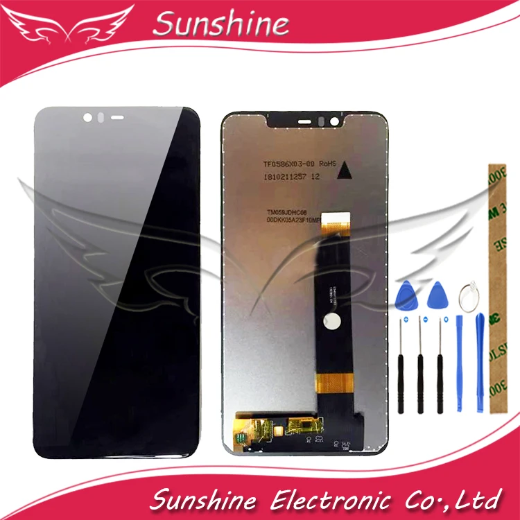 

LCD For Nokia X5 / Nokia 5.1 Plus TA-1109 LCD Display With Touch Screen Sensor Complete Assembly