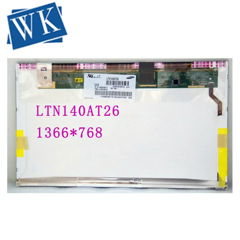 LTN140AT26 подходит LP140WH1TLE2 B140XW01 V.9 N140BGE-L22 HB140WX1-200 LP140WH4-TLC1 LP140WH4-TLP1 LP140WH1-TLE2