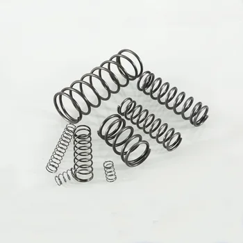

10pcs 1mm wire diameter 7mm outside diameter compression pull up the elastic return springs damping Pressure spring 10mm-50mm