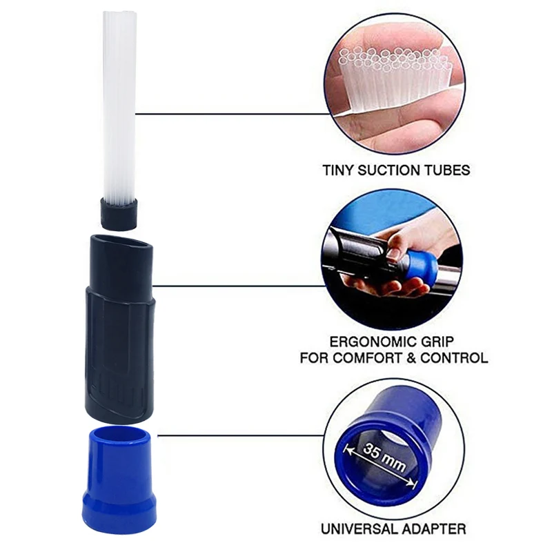 Car Vacuum Cleaner Dust Cleaner Dirt Remover Home Vacuum Cleaning Brush for Air Vents Keyboards Tools Car Accessories