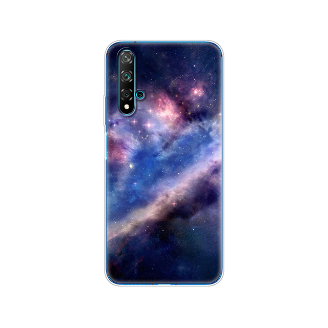 For Huawei Nova 5T Case Soft TPU Back Silicon Phone Cover For Nova5T 5 T YAL-L21 6.26'' Fundas Coque Bumper Skin shockproof